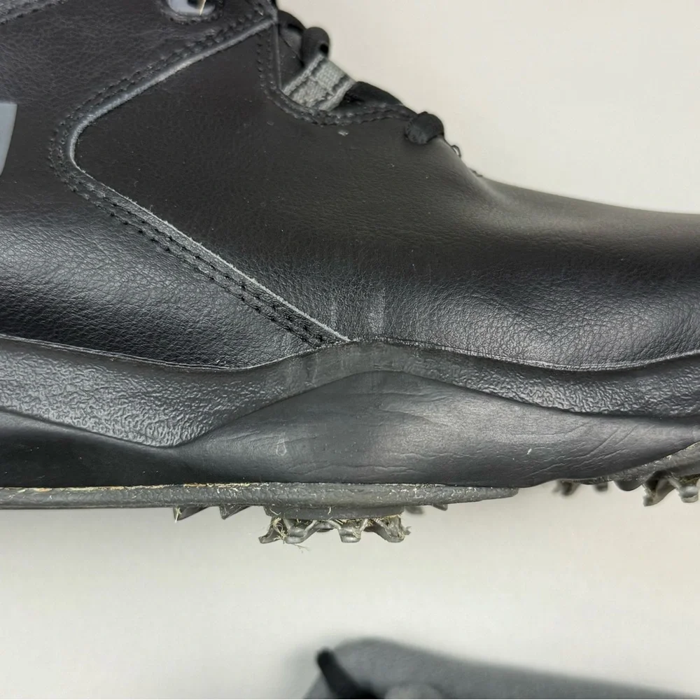 Footjoy Mens Cascade Winter Golf Boots US 13 Spiked Black Leather
